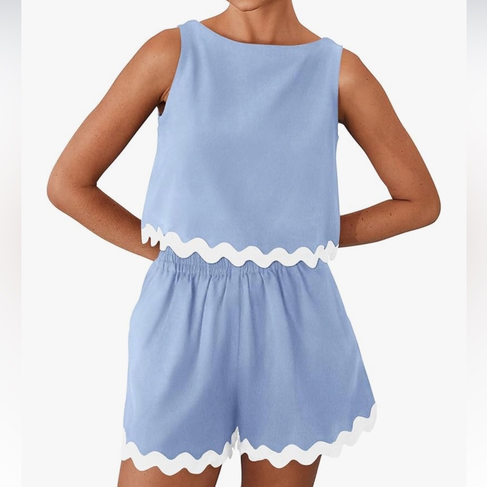 Matching set bundle- light blue & dark blue! - Picture 9 of 13